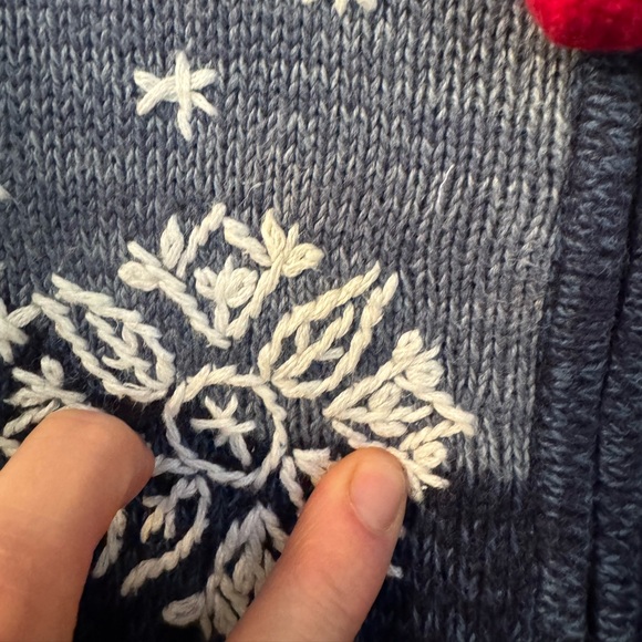 Vintage Polar Bear Knit Zip Cardigan - Picture 7 of 10